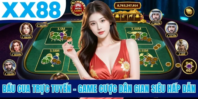 Bầu Cua Trực Tuyến - Game Cược Dân Gian Siêu Hấp Dẫn